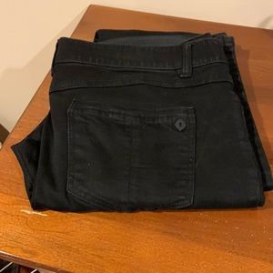 Black bootcut jeans